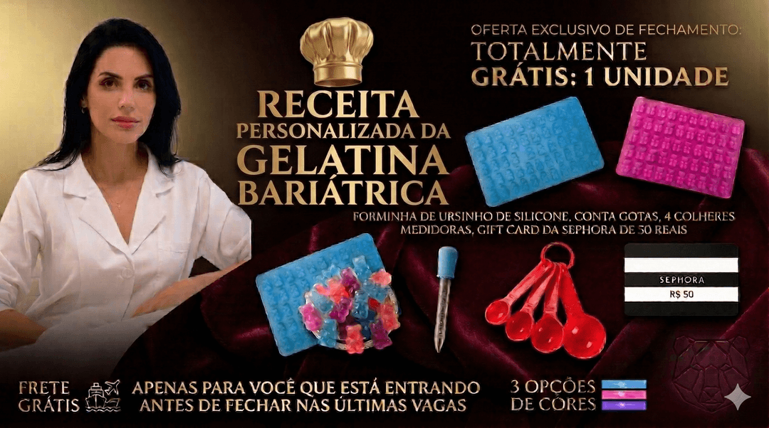 Kit Premium Gelatina Bariátrica